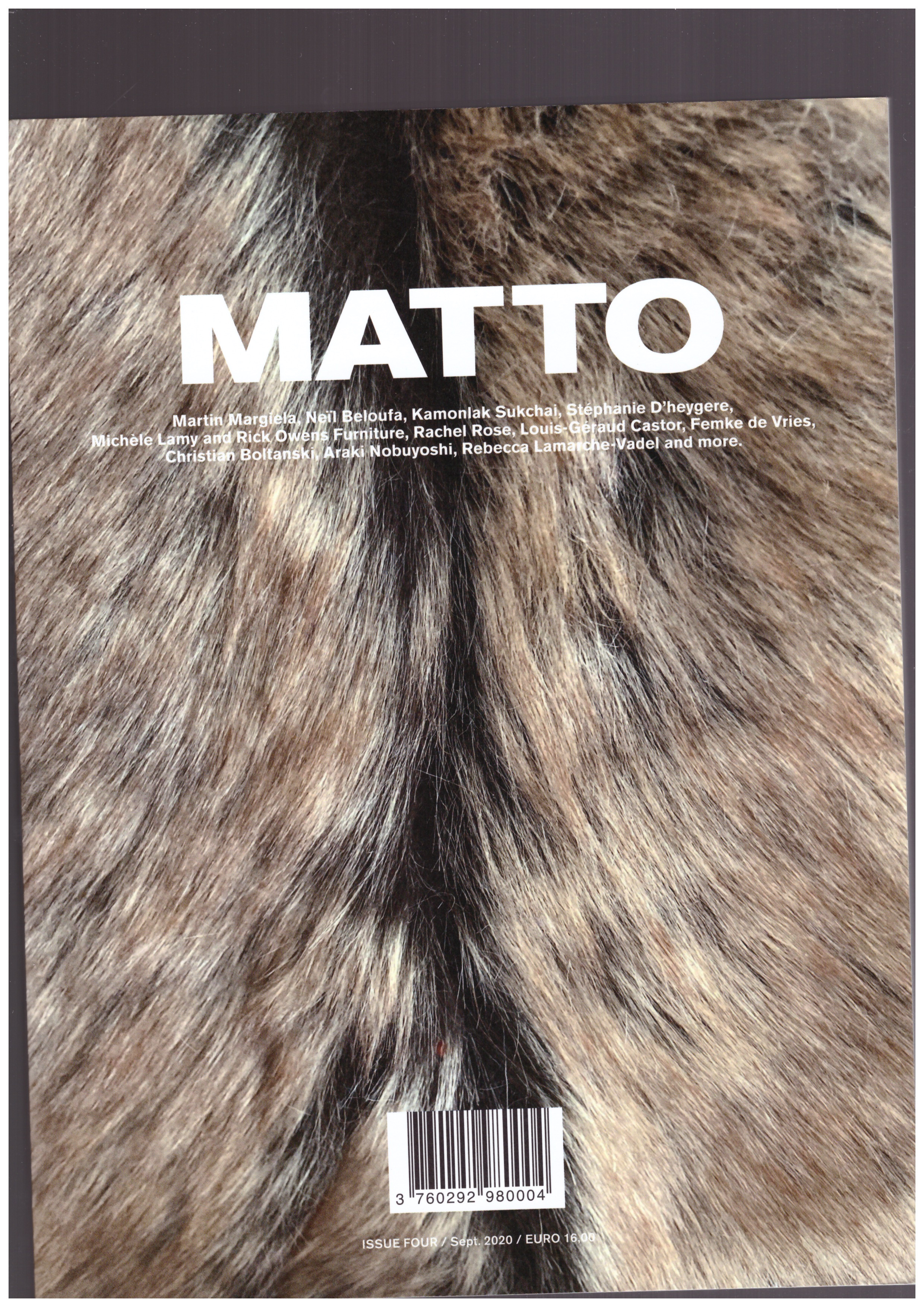 BUSCALFERRI, Aldo; HADELOVA, Dominika (eds.) - MATTO #4